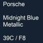 Preview: Porsche, Midnight Blue Metallic, 39C / F8.